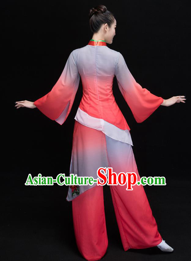 Traditional Chinese Fan Dance Folk Dance Costume Classical Yangko Dance Classical Dance Dress