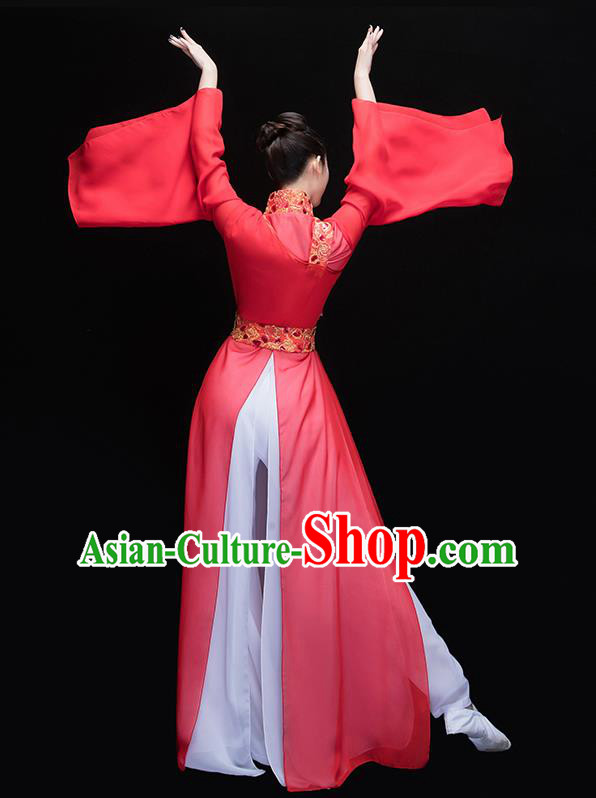 Traditional Chinese Fan Dance Folk Dance Costume Classical Yangko Dance Classical Dance Dress
