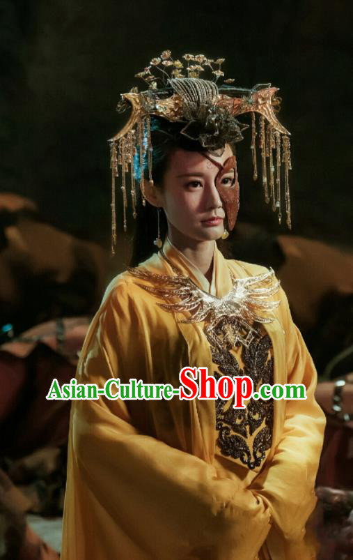 Chinese Ancient Peri Costumes Traditional Princess Swordsman Hanfu Dress