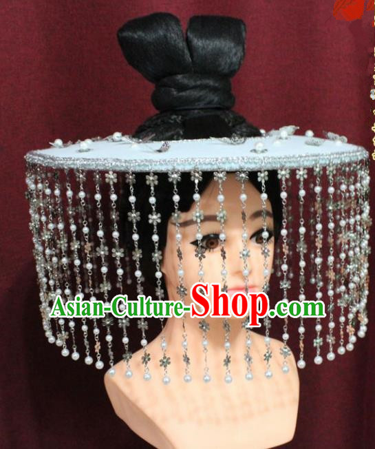 Chinese Traditional Tang Dynasty Swordswoman Hats Ancient Imperial Bodyguard Hat for Women