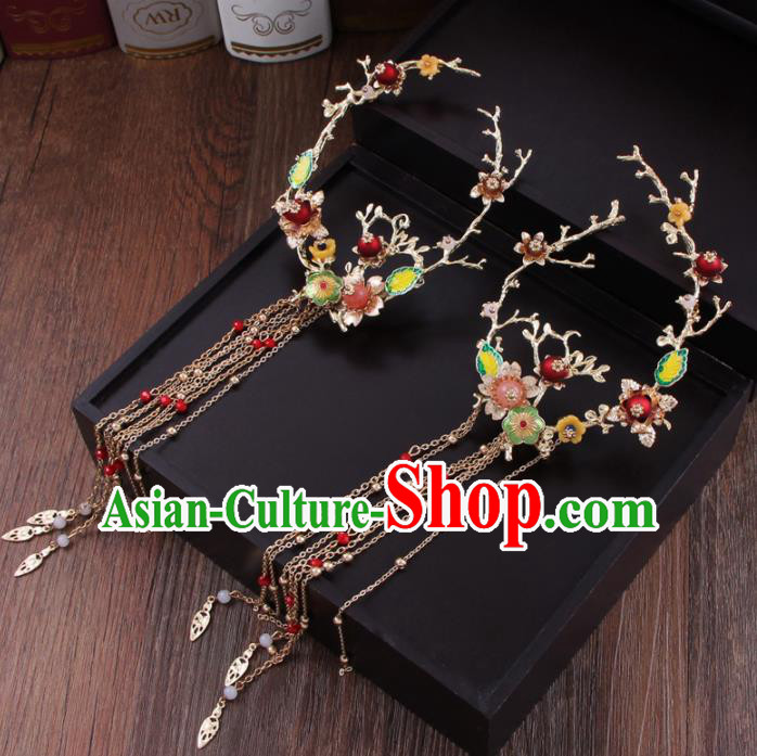 Chinese Ancient Style Hair Jewelry Accessories Cosplay Hairpins Headwear Royal Crown Headdress for Women
