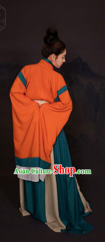 Chinese Ancient Palace Lady Hanfu Han Dynasty Imperial Concubine Queen Embroidered Historical Costumes