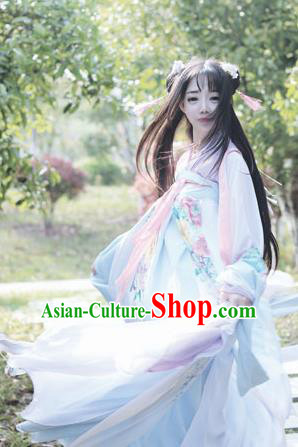 Chinese Ancient Palace Lady Hanfu Han Dynasty Imperial Concubine Queen Embroidered Historical Costumes