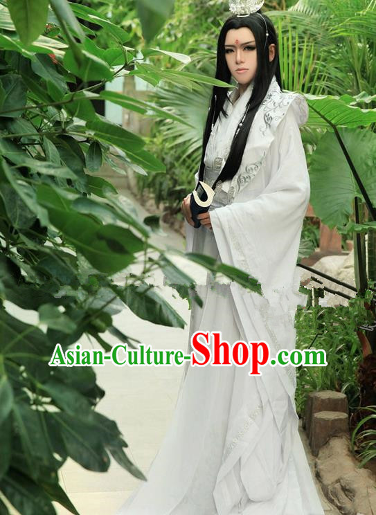 Chinese Ancient Swordsman Prince Hanfu Han Dynasty Nobility Childe Costume for Men