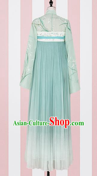 Chinese Ancient Palace Lady Hanfu Han Dynasty Imperial Concubine Queen Embroidered Historical Costumes