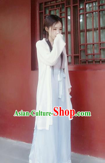 Chinese Ancient Fairy Costumes Traditional Song Dynasty Young Lady Hanfu Dress for Women