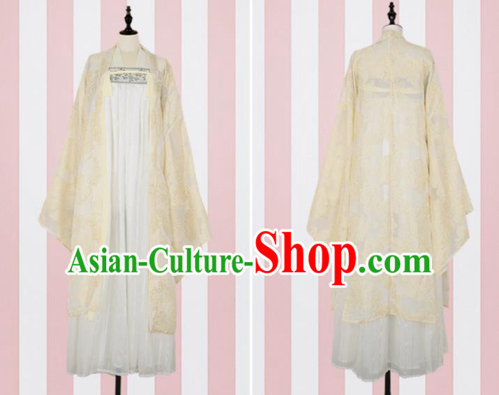 Chinese Ancient Palace Lady Hanfu Han Dynasty Imperial Concubine Queen Embroidered Historical Costumes