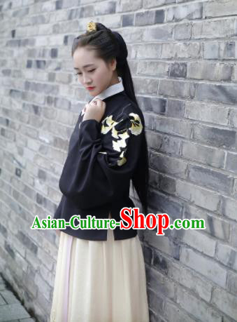 Chinese Ancient Palace Lady Hanfu Han Dynasty Imperial Concubine Queen Embroidered Historical Costumes