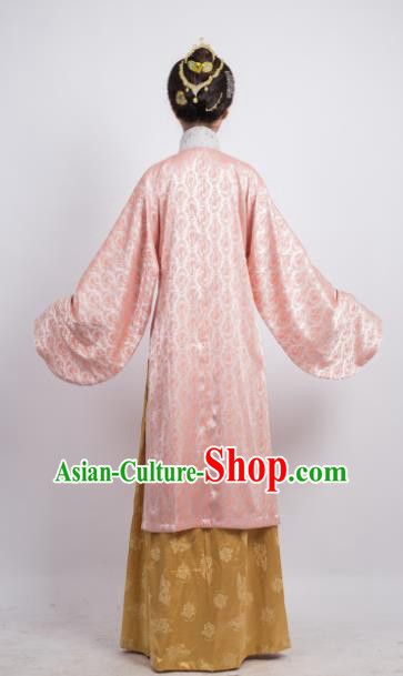 Chinese Ancient Hanfu Traditional Jin Dynasty Embroidered Historical Costumes