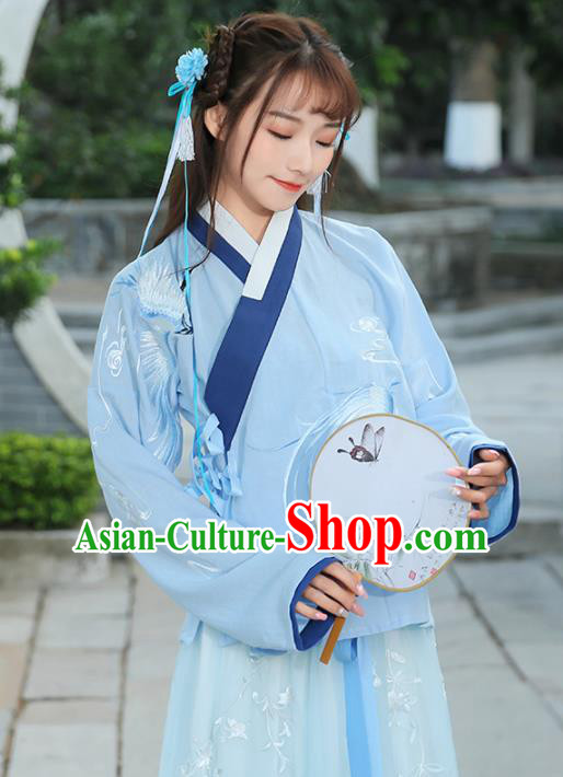 Chinese Ancient Palace Lady Hanfu Han Dynasty Imperial Concubine Queen Embroidered Historical Costumes