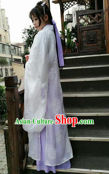 Chinese Ancient Palace Lady Hanfu Han Dynasty Imperial Concubine Queen Embroidered Historical Costumes