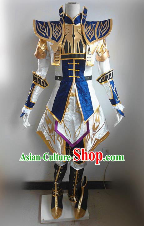 Asian Chinese Cosplay General Customized Costume Ancient Swordsman Clothing for Men