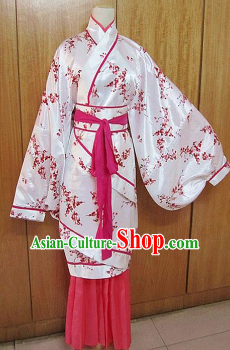 Chinese Ancient Hanfu Traditional Jin Dynasty Embroidered Historical Costumes