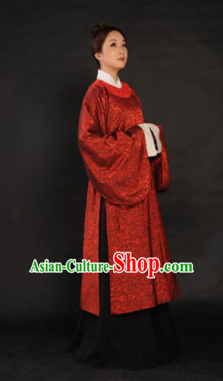 Chinese Ancient Hanfu Traditional Jin Dynasty Embroidered Historical Costumes