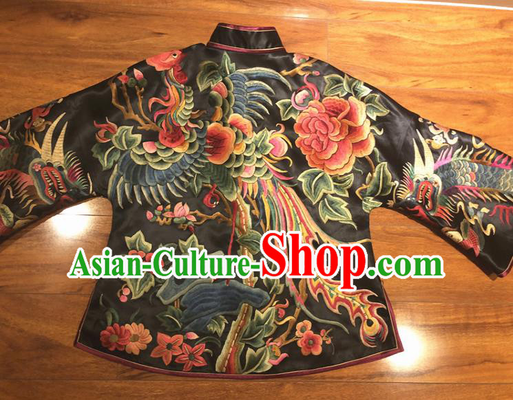 Chinese Traditional Flower Silk Fabric Brocade Embroidered Fabric Dress Material