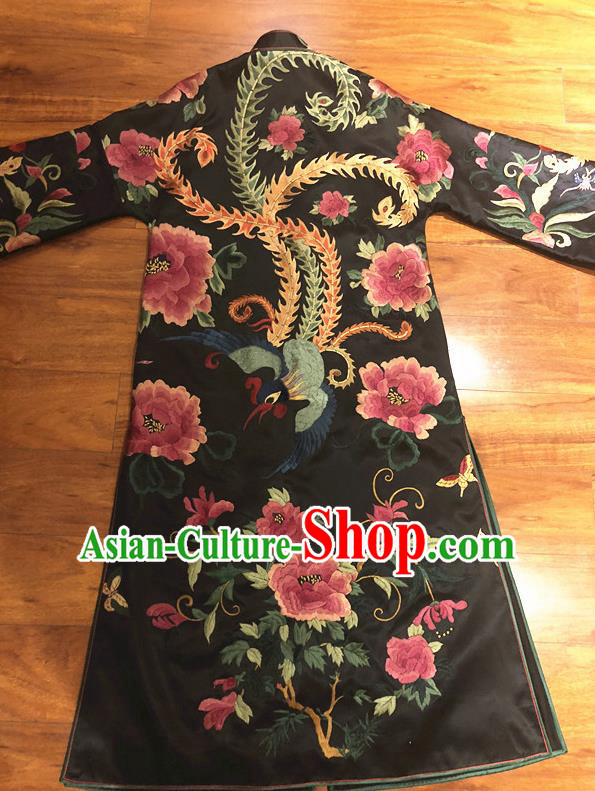 Chinese Traditional Flower Silk Fabric Brocade Embroidered Fabric Dress Material