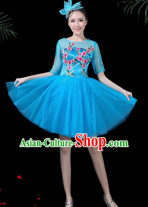 Traditional Chinese Fan Dance Folk Dance Costume Classical Yangko Dance Classical Dance Dress