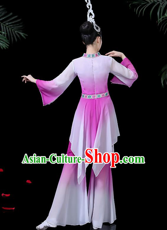 Traditional Chinese Fan Dance Folk Dance Costume Classical Yangko Dance Classical Dance Dress