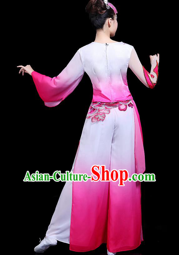 Traditional Chinese Fan Dance Folk Dance Costume Classical Yangko Dance Classical Dance Dress