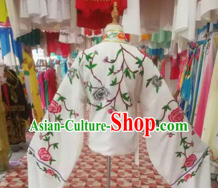 Traditional China Beijing Opera Costume Gifted Scholar Embroidered Robe and Hat Ancient Chinese Peking Opera Embroidery Clothing