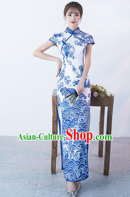 Top Chinese Traditional Qipao Dress Classical Costume Cheongsam for Women