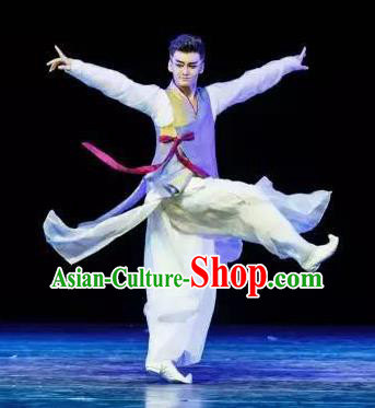 Chinese Traditional Classical Dance Costumes Drama Performance Hanfu Clothing for Men