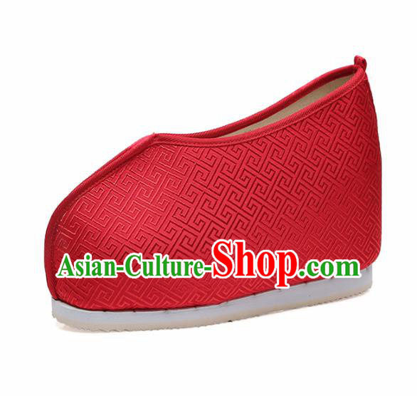 Traditional Chinese Shoes Ancient Princess Shoes Hanfu Wedding Shoes Opera Red Shoes for Women