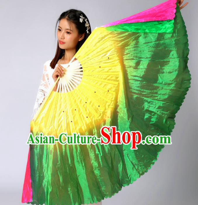 Chinese Traditional Folk Dance Props Classical Dance Fans Silk Fans