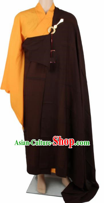 Chinese Traditional Buddhist Monk Clothing Arhat Cassock Buddhism Monks Costumes for Men