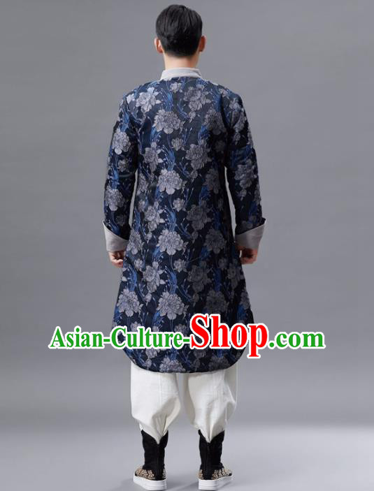 Chinese Traditional Costume Tang Suits Coat National Mandarin Shirt for Men