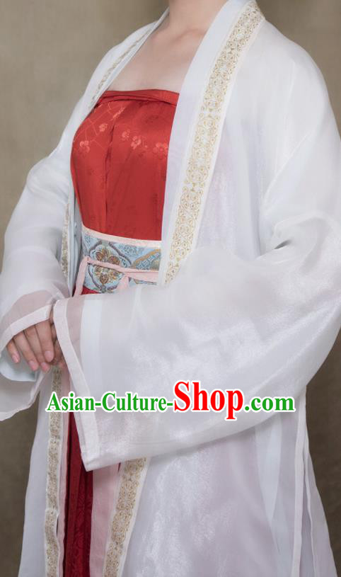 Chinese Traditional Song Dynasty Nobility Lady Hanfu Dress Ancient Palace Historical Costumes for Women