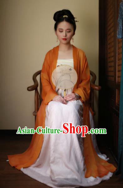 Chinese Traditional Song Dynasty Rich Women Silk Historical Costumes Ancient Nobility Lady Hanfu Dress