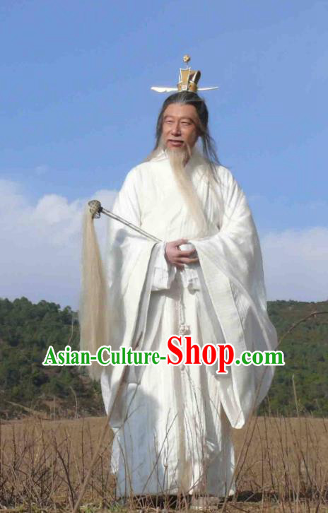 Chinese Ancient Mythology Immortal Taoism God Tai Bai Jin Xing Costumes Complete Set