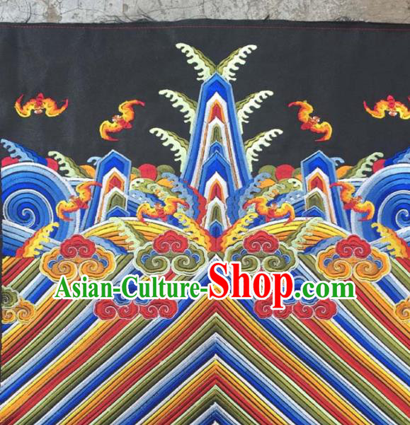 Chinese Traditional Embroidery Cloth Accessories National Embroidered Dress Patch