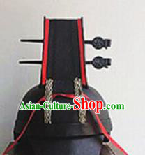 Chinese Traditional Handmade Ming Dynasty Imperial Bodyguard Hat Ancient Drama Swordsman Headwear for Men