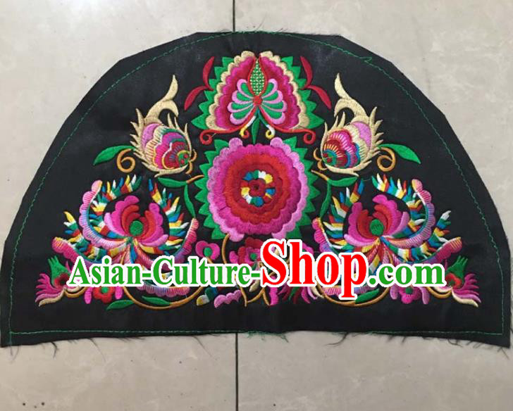 Chinese Traditional National Embroidered Applique Dress Patch Embroidery Cloth Accessories