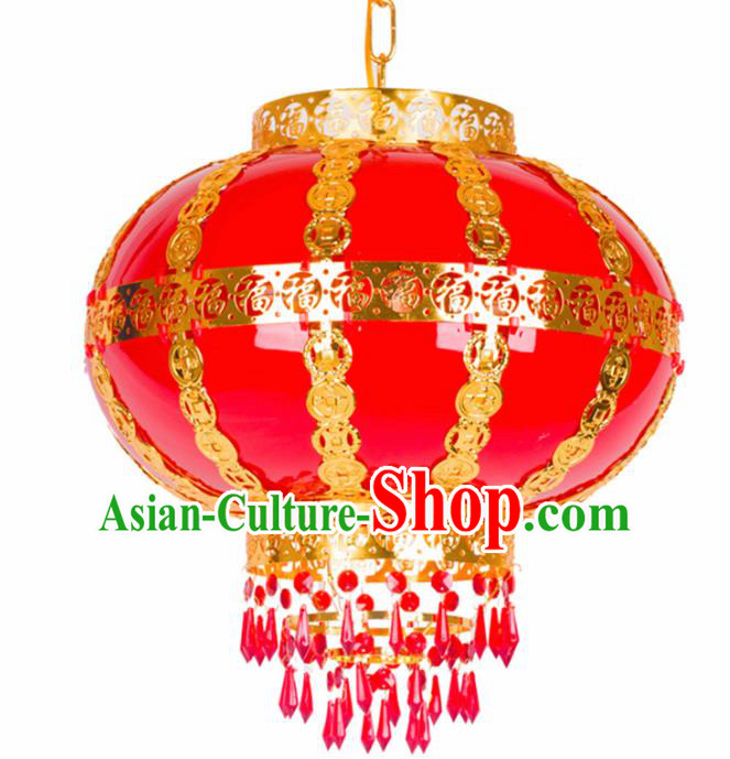 Handmade Traditional Chinese New Year Red Lantern Hanging Lantern Asian Palace Ceiling Lanterns Ancient Lantern