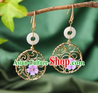 Traditional Chinese Classical Earrings Handmade Court Ear Accessories for Women