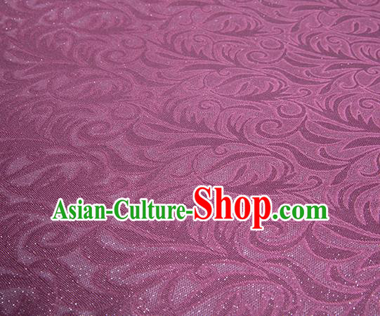 Traditional Chinese Classical Pattern Wine Red Silk Fabric Ancient Hanfu Dress Silk Cloth