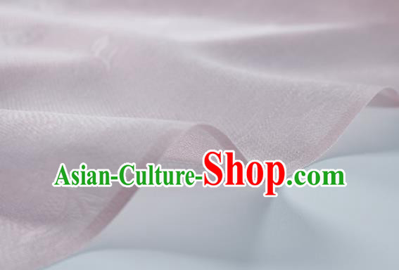 Traditional Chinese Classical Peony Butterfly Pattern Pink Silk Fabric Ancient Hanfu Dress Silk Cloth