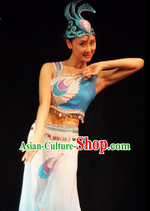 Traditional Chinese Fan Dance Costumes Folk Dance Yangko Dance Stage Show Dress for Women