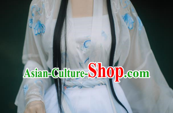 Chinese Song Dynasty Court Lady Hanfu Dress Traditional Ancient Palace Princess Costumes for Women