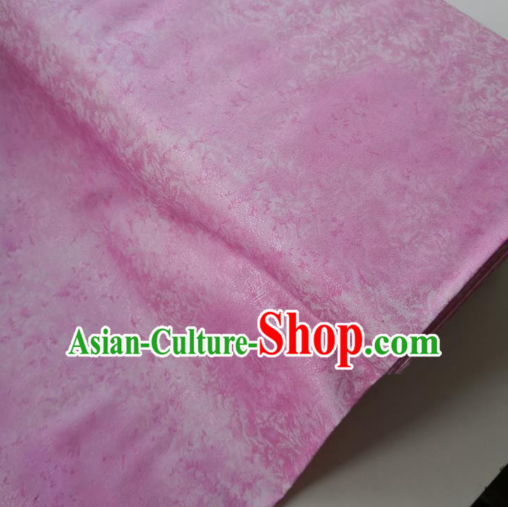 Traditional Chinese Classical Pattern Deep Pink Brocade Fabric Ancient Hanfu Cheongsam Silk Cloth