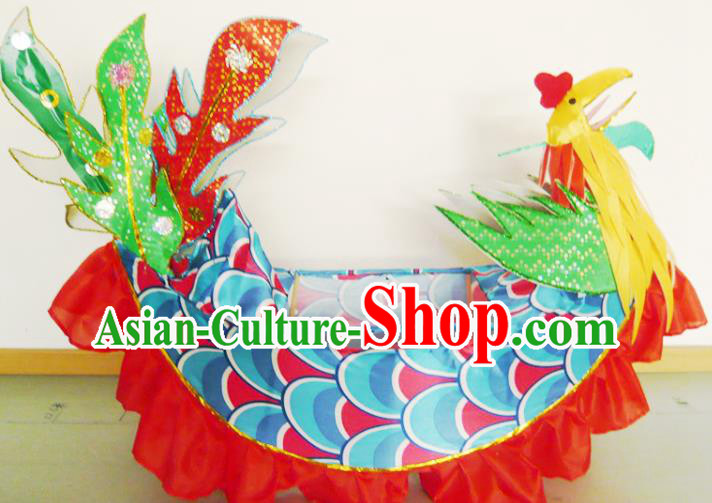 Chinese New Year Folk Dance Phoenix Boat Traditional Dance Prop for Kids