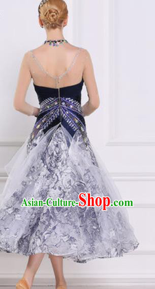 Top Grade Modern Dance Dress Ballroom Dance International Waltz Competition Costume for Women