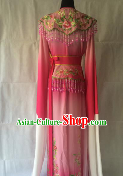 Chinese Beijing Opera Princess Pink Dress Traditional Peking Opera Diva Costume for Women