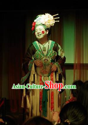 Chinese The Romantic Show of Songcheng Palace Feast Dance Dress Stage Performance Costume for Women