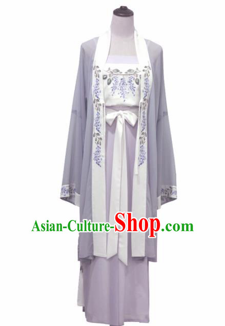 Traditional Chinese Song Dynasty Female Civilian Replica Costumes Ancient Young Lady Hanfu Dress for Women