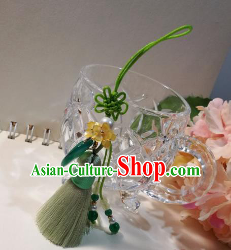 Traditional Chinese Classical Brooch Pendant Hanfu Tassel Breastpin Accessories for Women