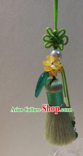 Traditional Chinese Classical Brooch Pendant Hanfu Tassel Breastpin Accessories for Women